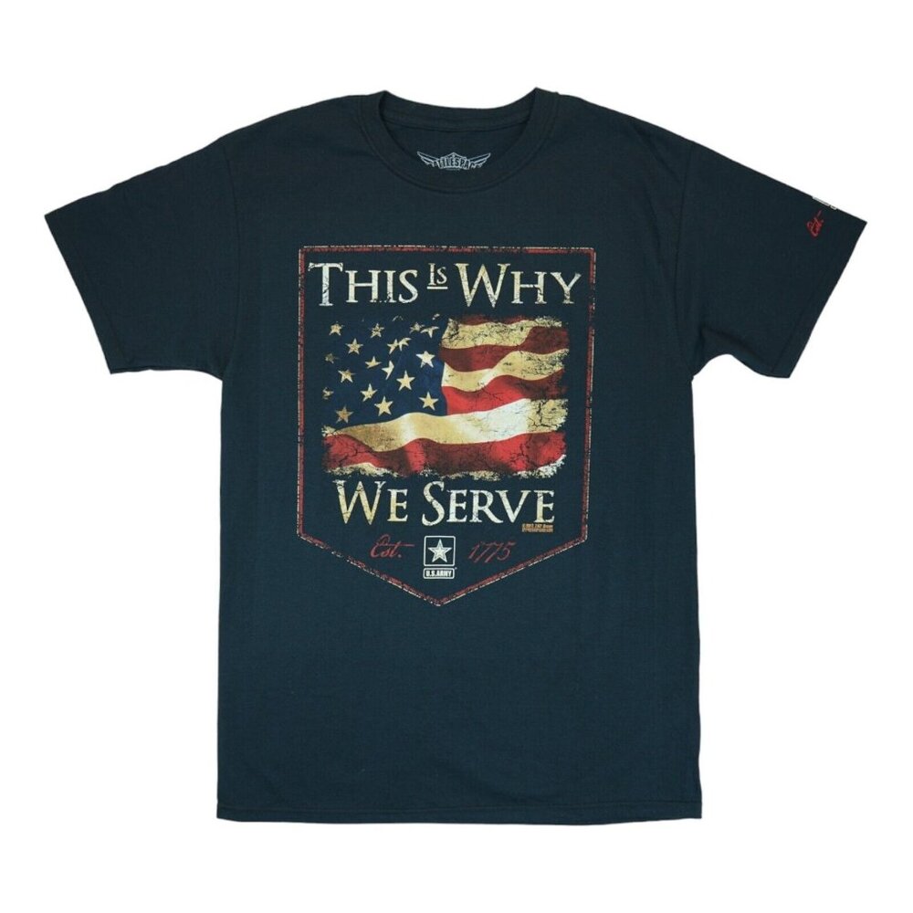Battlespace Shirt Mens Medium This Is Why We Serve Short Sleeve Graphic Tee
